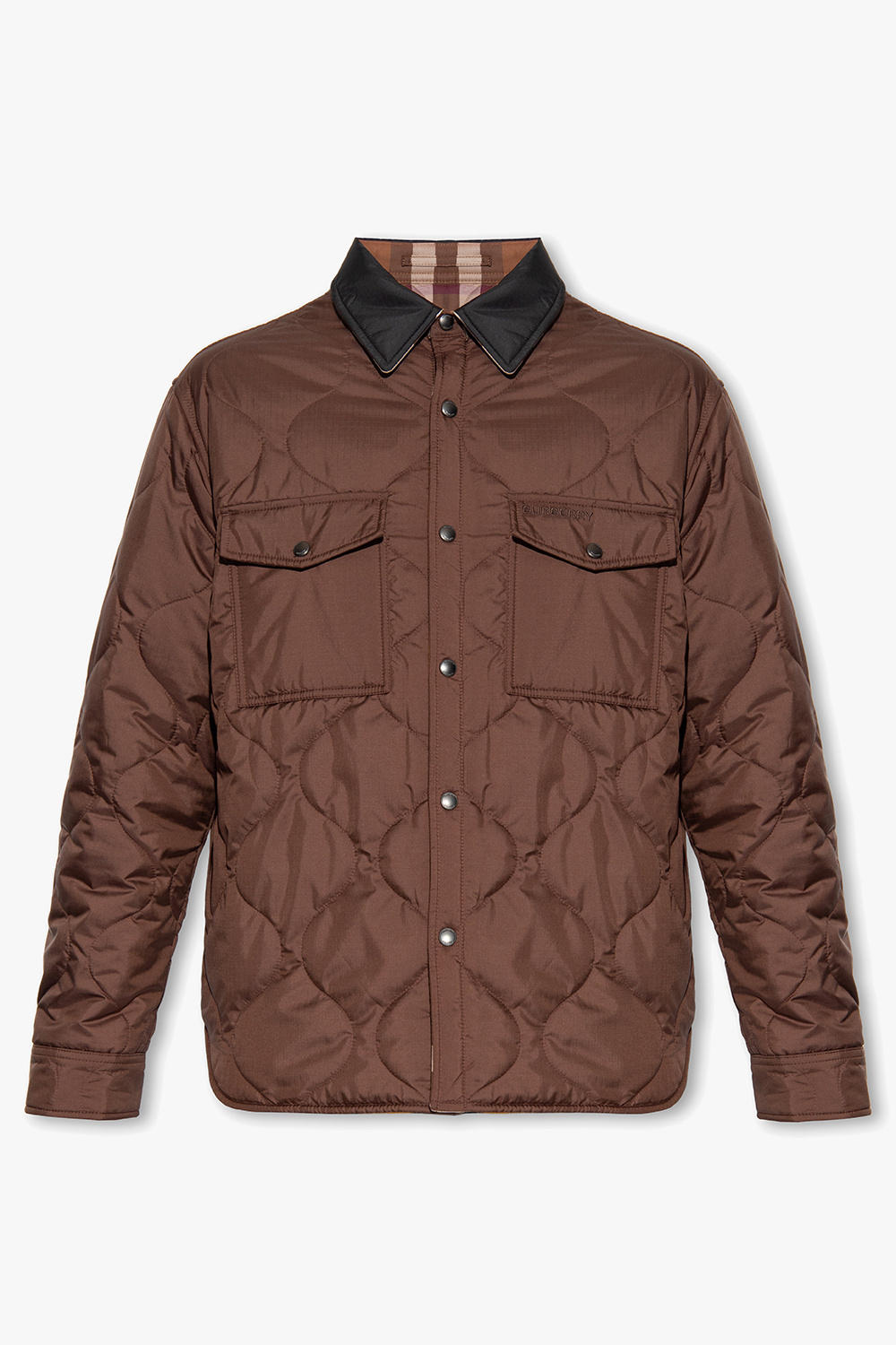 IetpShops Australia - Brown Reversible jacket Leather Burberry